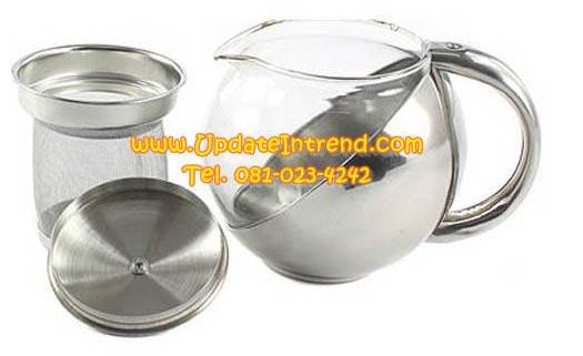 กาชงชา กาชงน้ำชาสแตนเลส Stainless Steel Pot (500,750,1100ml)