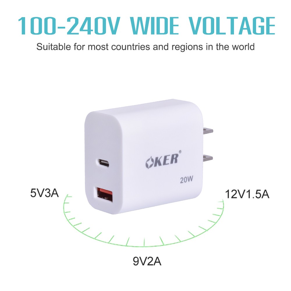 OKER CHARGER U-242 3.0 SMART FAST