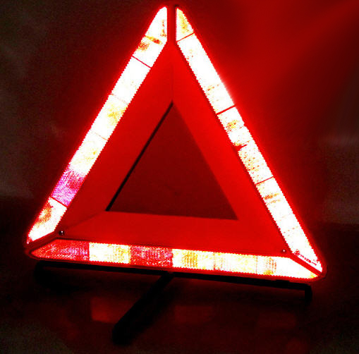 ป้ายสามเหลี่ยม,ป้ายเตือนภัยสิ่งกีดขวาง,ป้ายสามเหลี่ยมสะท้อนแสง,ป้ายสามเหลี่ยมพับเก็บได้