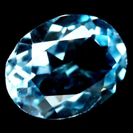 พลอยโทแพซสีฟ้า (SkyBlueTopaz) 2.71 กะรัต AAA