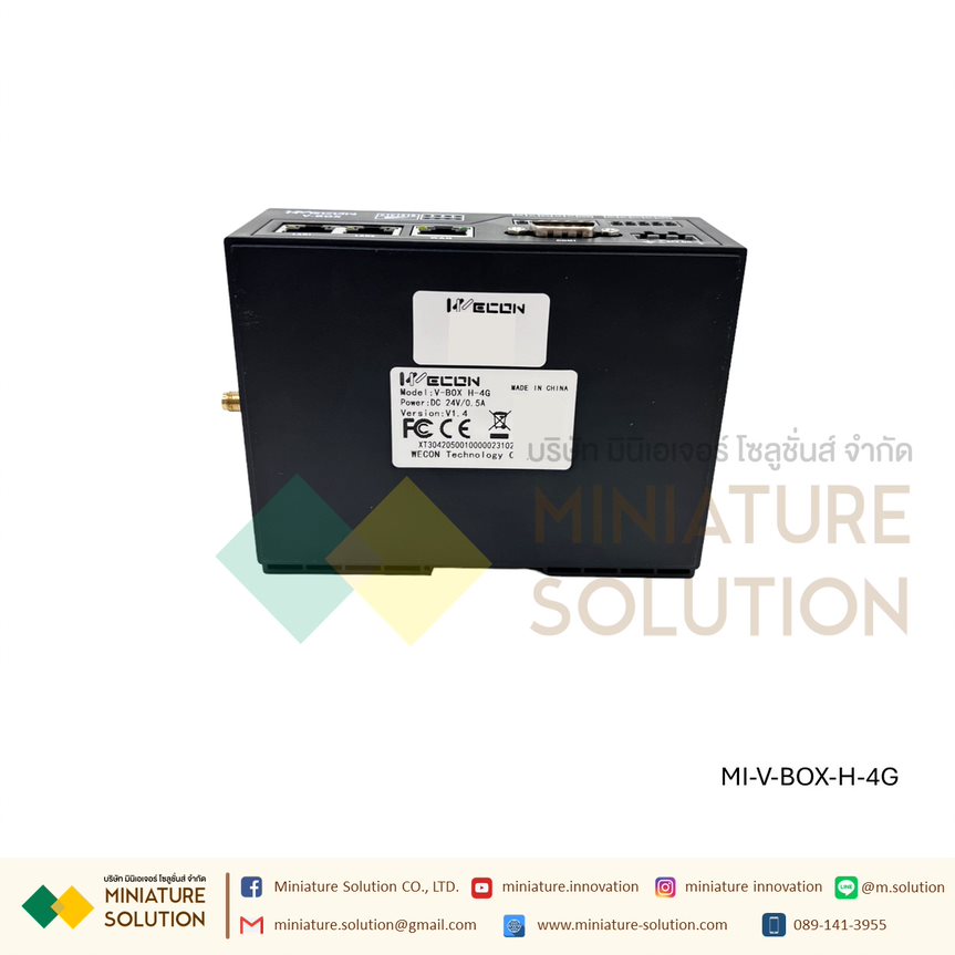 IoT Gateway WECON (V-BOX H-00, V-BOX H-4G H-WF) คลาวด์ฟรี รองรับพีแอลซีทุกแบรนด์ คลาวด์ Scada เชื่อมต่อ API ต่างๆ มีเแอพพลิเคชั่น