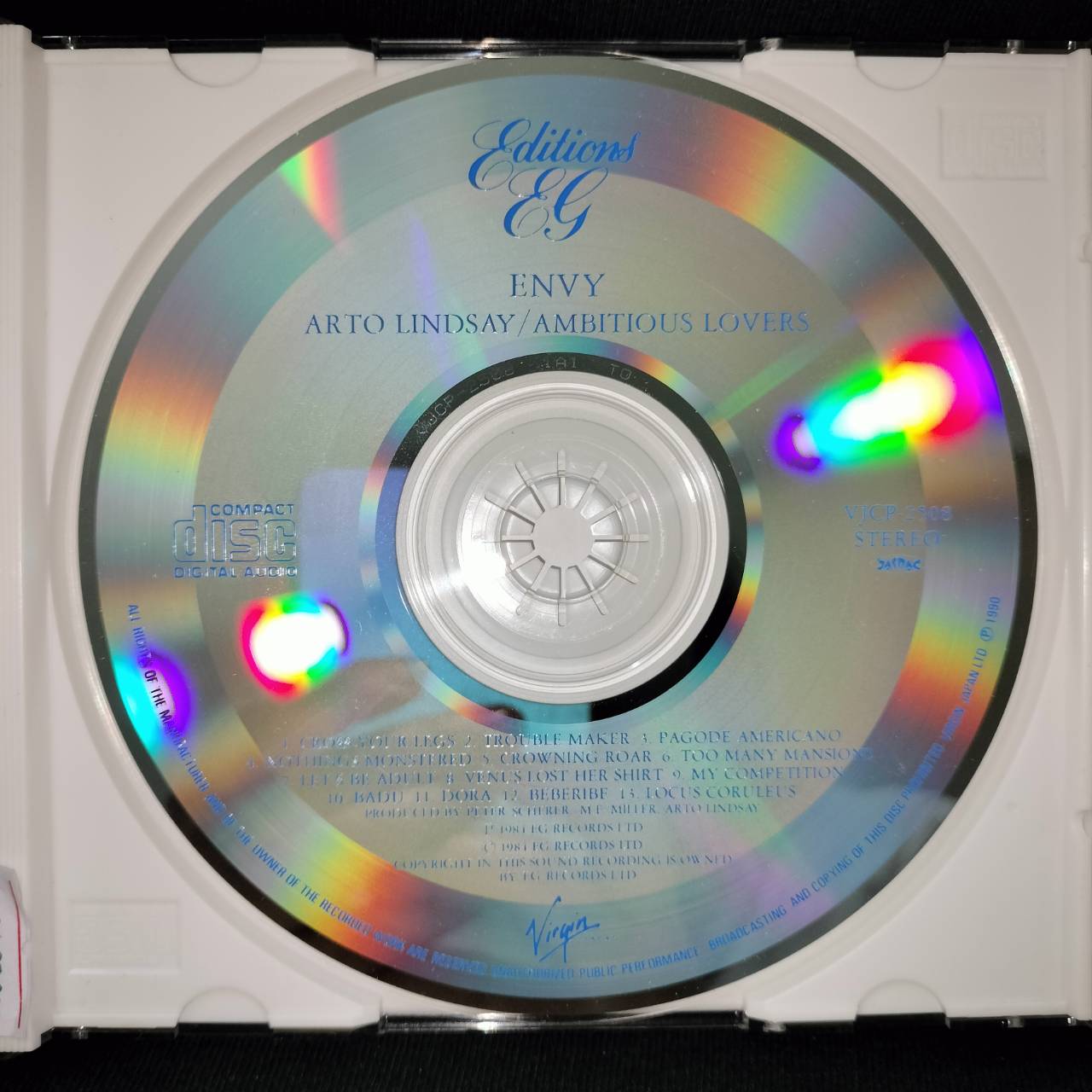 Arto Lindsay / Ambitious Lovers – Envy / JAPAN / แผ่นดี / มี Obi