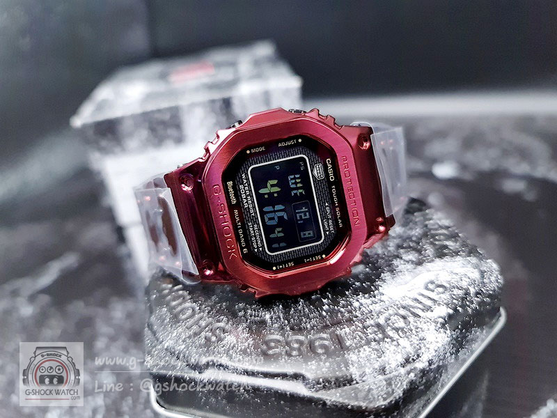 CASIO G-SHOCK นาฬิกาข้อมือ นาฬิกากันน้ำ นาฬิกาของแท้ ประกันศูนย์ CMG 1 ปี รุ่น GMW-B5000RD-4