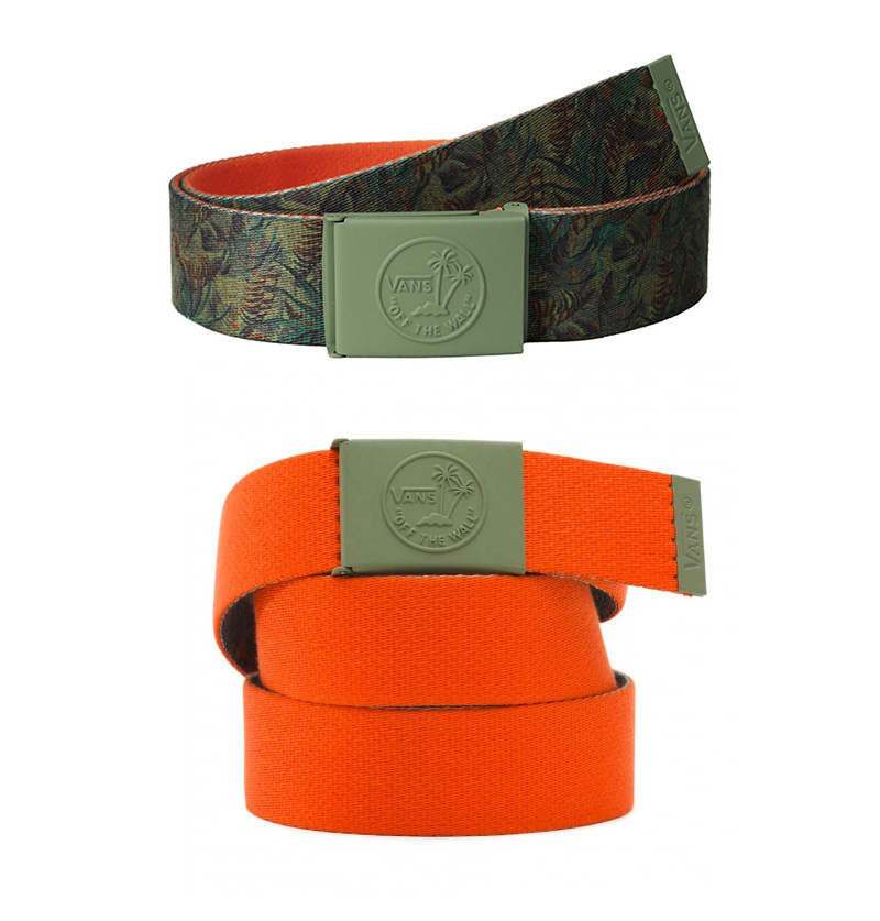 Vans Multi Palm Web Belt - Tropical/ Flame (ใช้ได้ 2 ด้าน)
