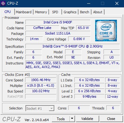 PC ประกอบ Intel Core i5-9400F / Ram 16GB / ZOTAC GeForce RTX 2060