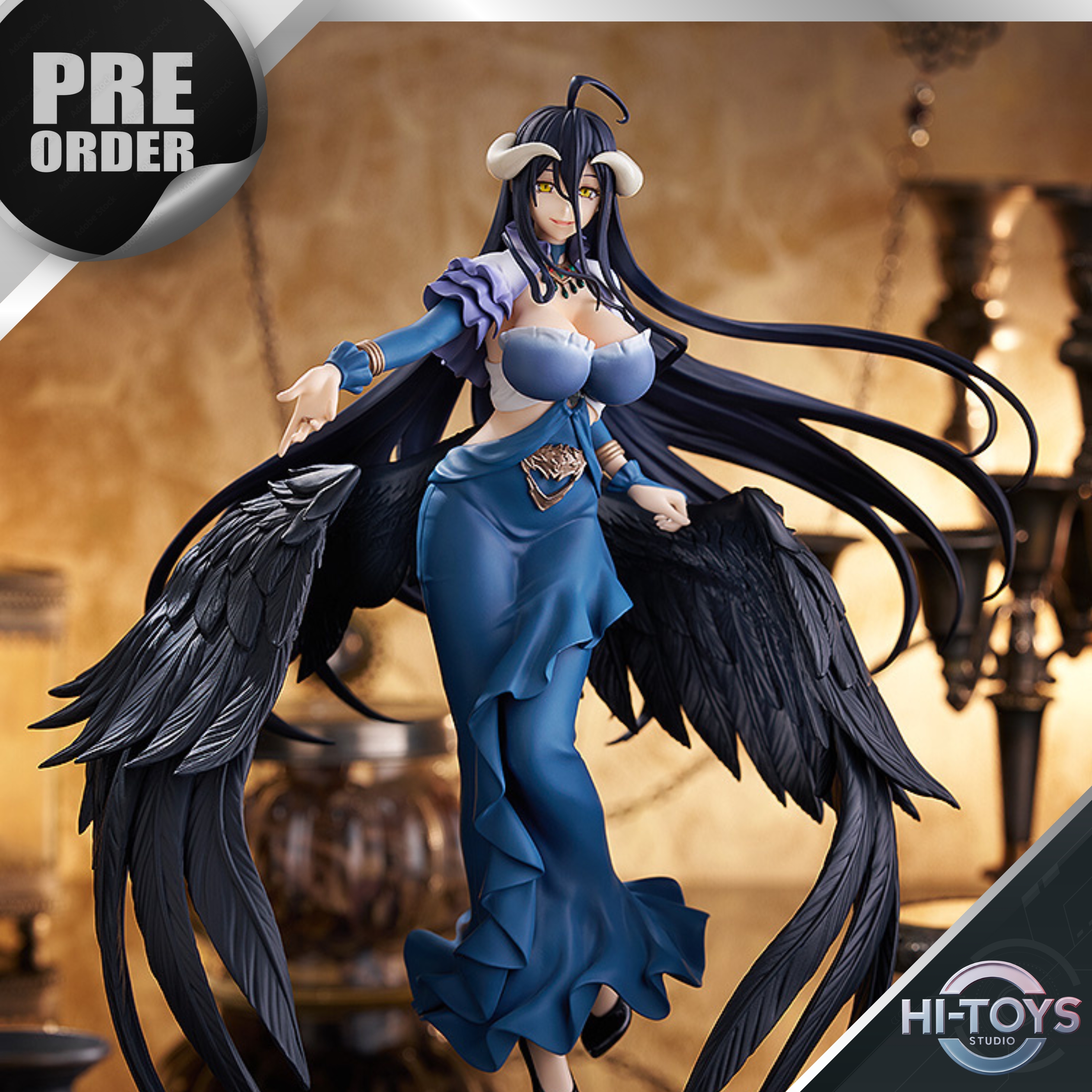 [ETA Q1-2026] PRE ORDER - 𝗚𝗼𝗼𝗱 𝗦𝗺𝗶𝗹𝗲 𝗖𝗼𝗺𝗽𝗮𝗻𝘆 - POP UP PARADE SP Albedo: Jet Black Dress Ver.