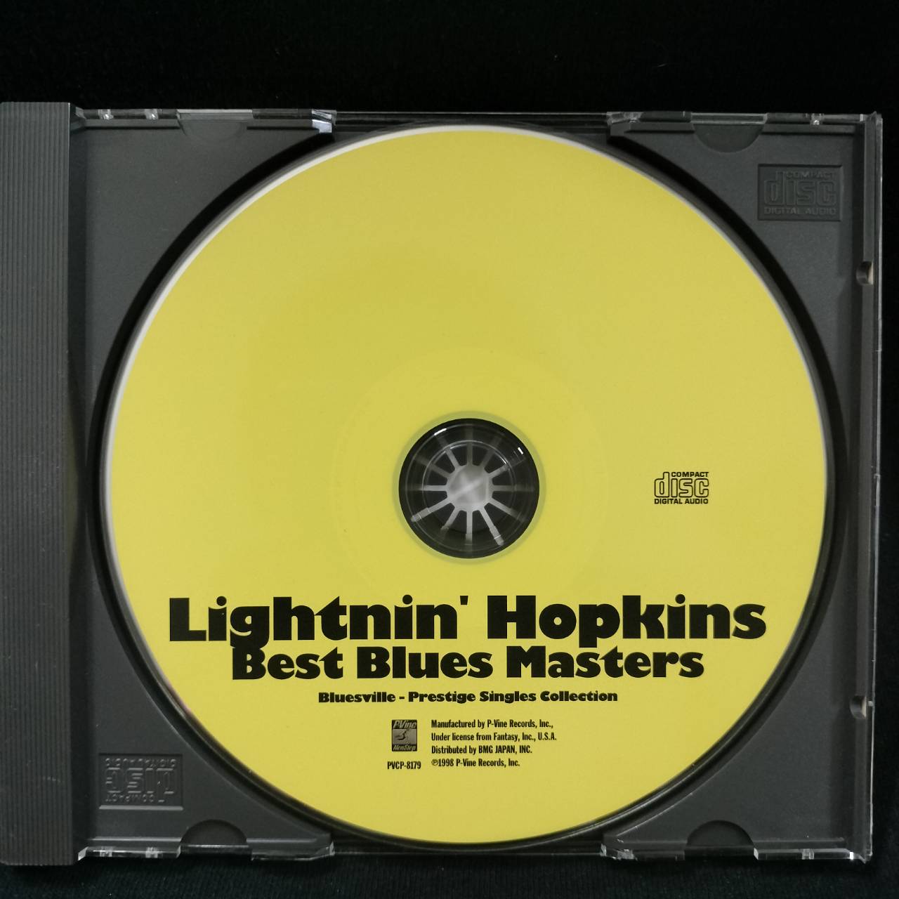 Lightnin' Hopkins – Best Blues Masters Bluesville-Prestige Singles Collection / USA / ฝากล่องหัก / แผ่นสภาพนางฟ้า
