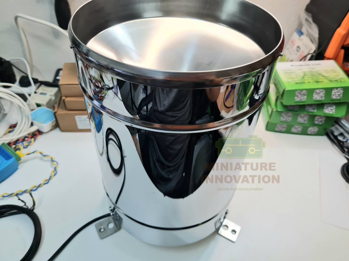 เซ็นเซอร์วัดปริมาณน้ำฝน RS485 Stainless Steel SUS304 Tipping Bucket Rain Gauge sensor output RS485 Rainfall RS485