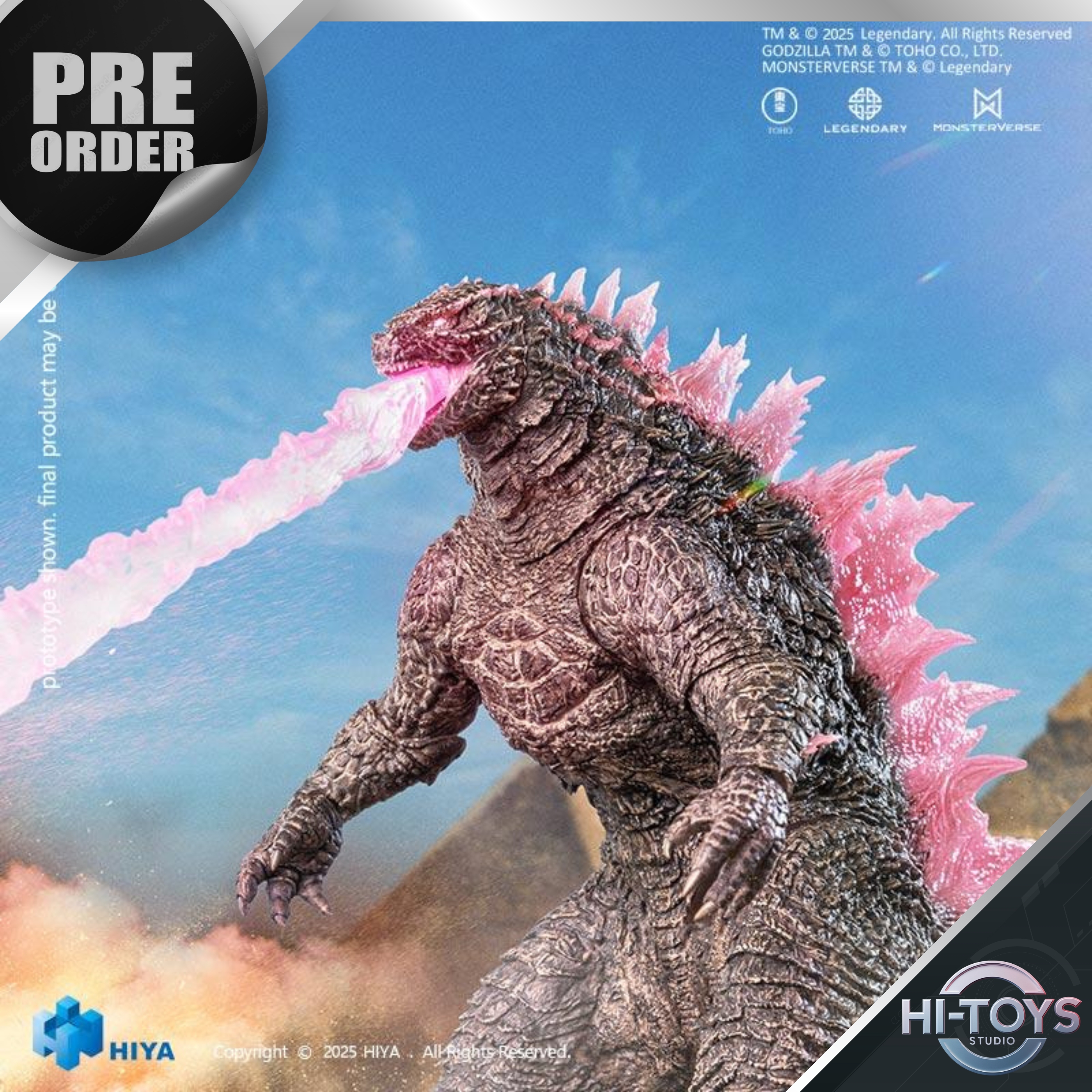 [ ว่าง 4 ชุด ] PRE ORDER - 𝗛𝗜𝗬𝗔 𝗧𝗼𝘆𝘀 - Exquisite Basic Rise of an Empire Heat Ray Godzilla Evolved ver.