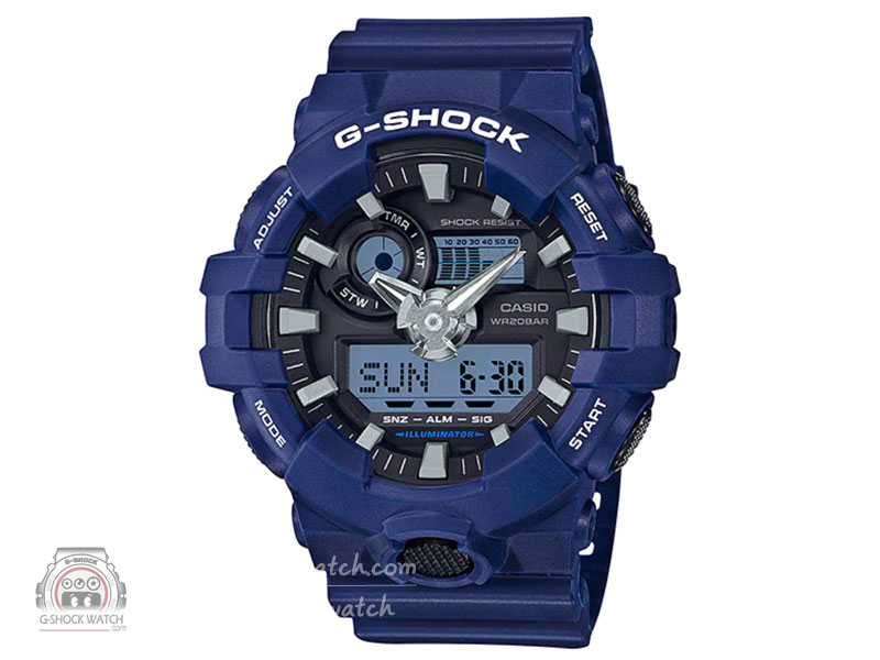 CASIO G-SHOCK นาฬิกาข้อมือ นาฬิกากันน้ำ นาฬิกาของแท้ ประกันศูนย์ CMG 1 ปี รุ่น GA-700-2A