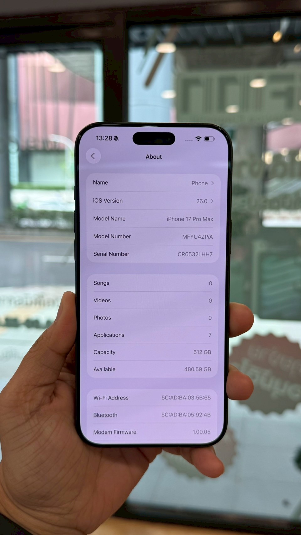 iPhone 17 Pro Max 512GB Deep Blue (มือ1)
