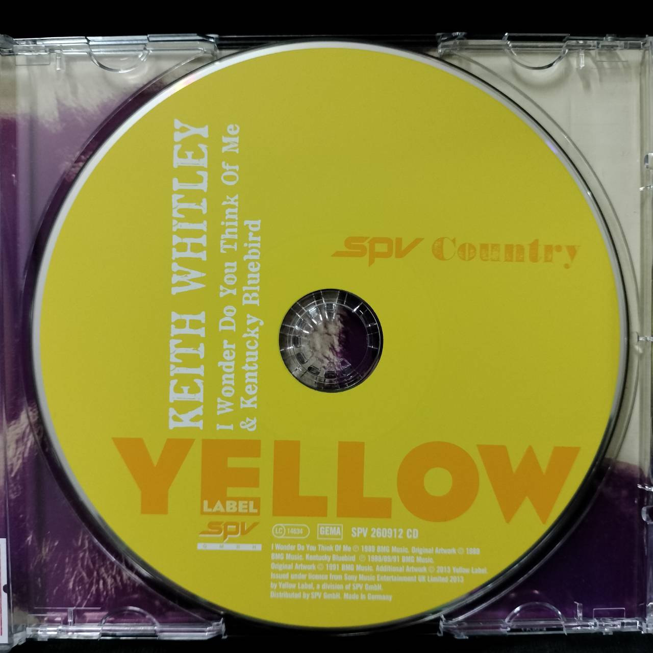 Keith Whitley – I Wonder What You Think Of Me & Kentucky Bluebird / GERMANY / แผ่นดี