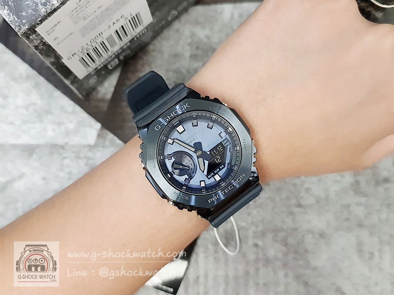 CASIO G-SHOCK นาฬิกาข้อมือ นาฬิกากันน้ำ นาฬิกาของแท้ ประกันศูนย์ CMG 1 ปี รุ่น GM-2100N-2A