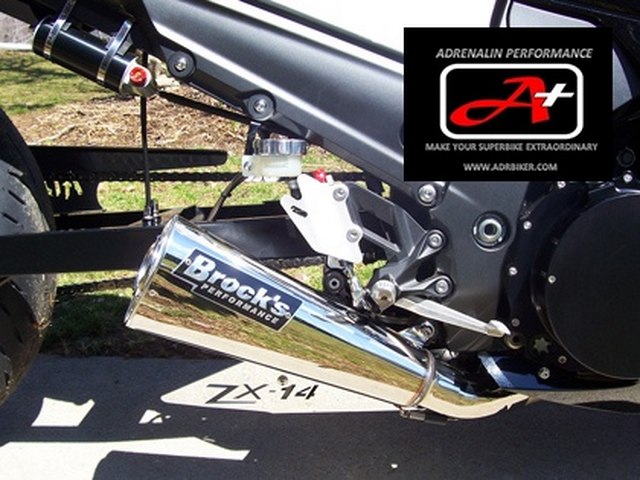 ท่อ Brock\'s Full System ออกข้างเดียว สำหรับ ZX14 ปี2012 ขึ้นไป (For Exhibition only)