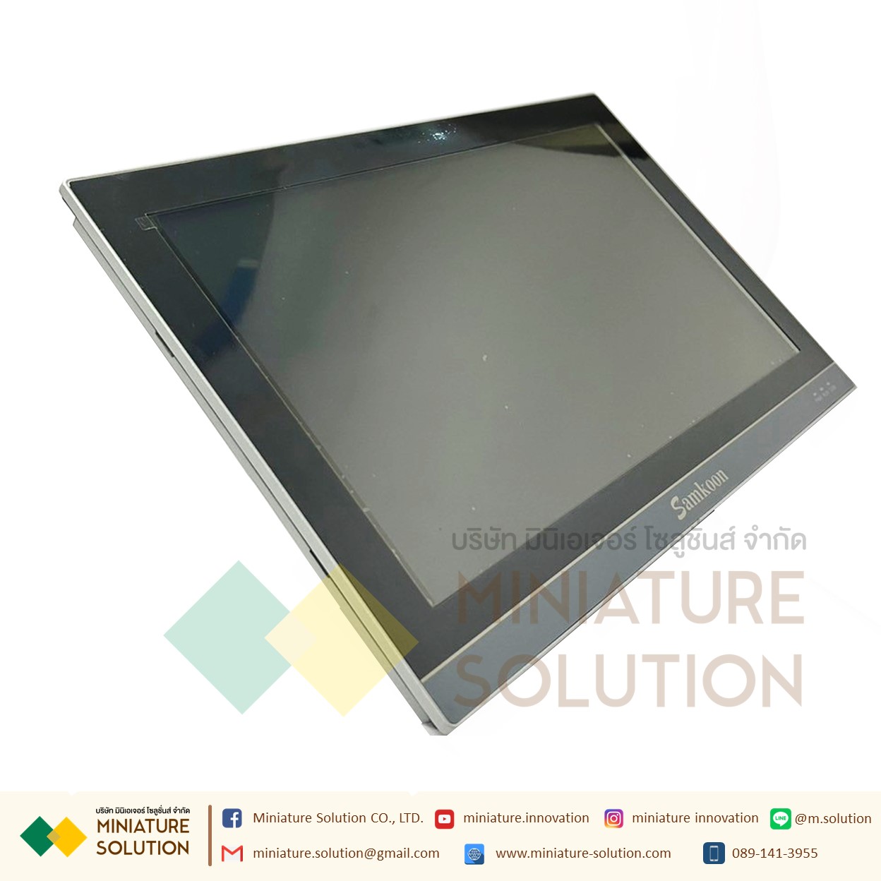 SAMKOON SK-156QS HMI 15.6″ HMI Touchscreen 15.6″ นิ้ว พร้อม Ethernet SKTOOL