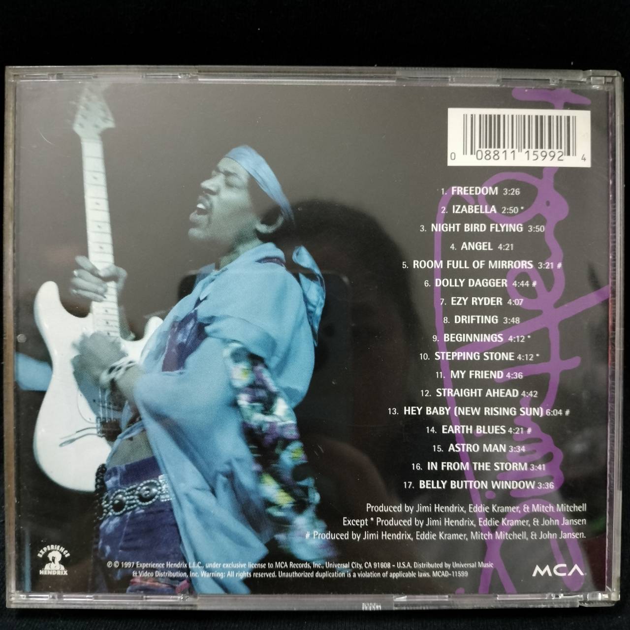 Jimi Hendrix – First Rays Of The New Rising Sun / USA / แผ่นดี