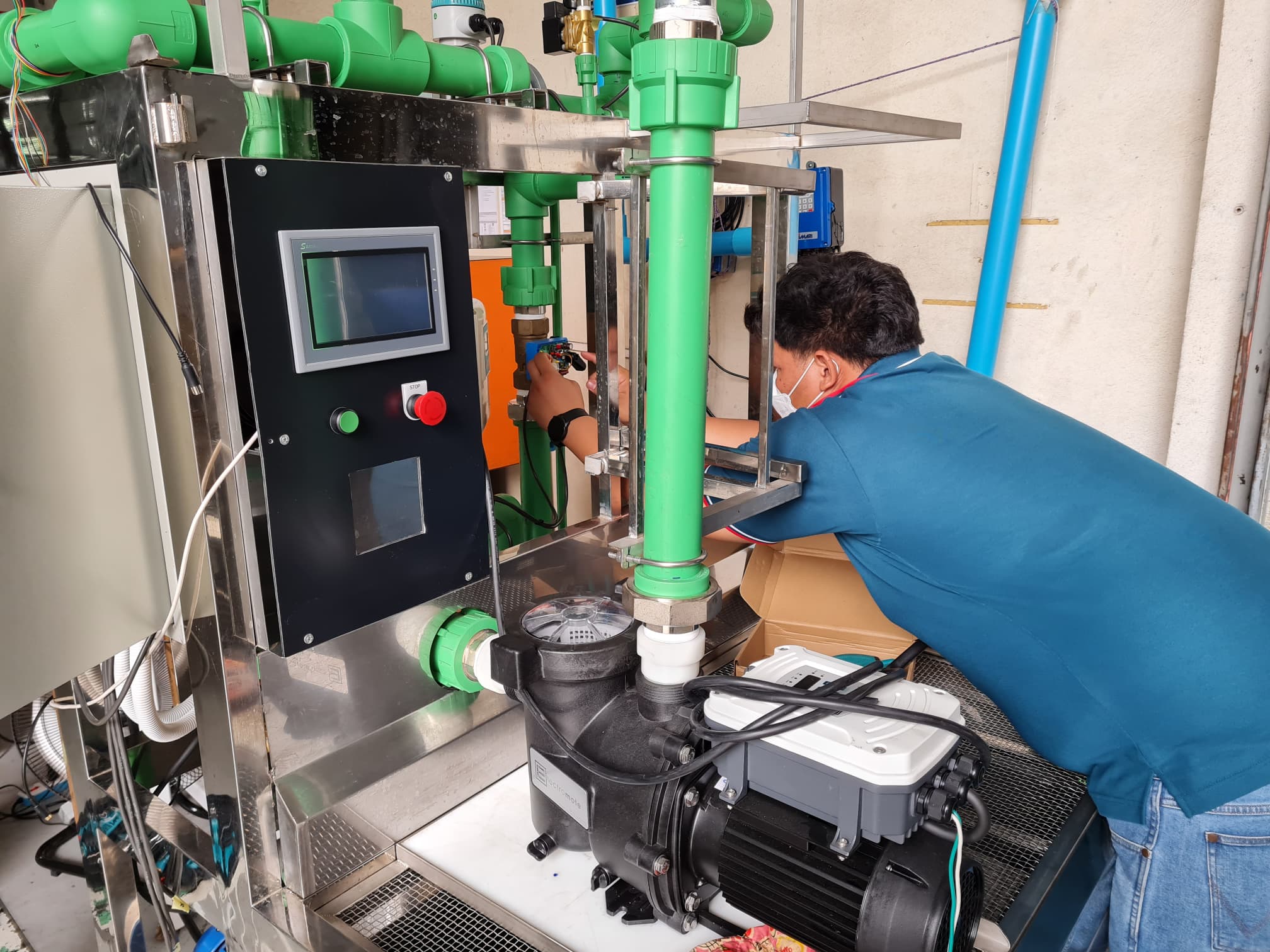 Support Program Contorl Test PUMP Machine x FASCO MOTORS