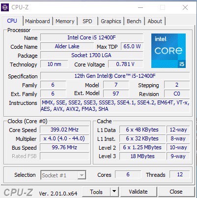 PC ประกอบ : Intel Core i5 12400F / Ram 32 GB /GeForce RTX4060