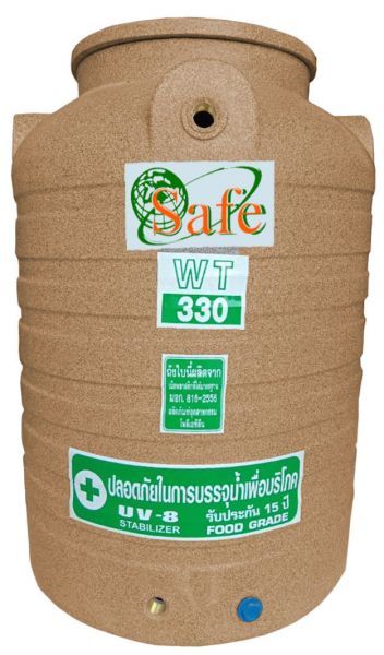 ถังเก็บน้ำบนดินPE Safe แกรนิต ขนาด 330 ลิตร รุ่น WTG-330 (FOOD Grade)