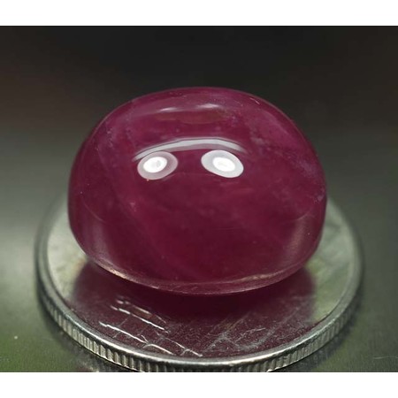 พลอยทับทิม (Ruby) 23.38 กะรัตสีชมพู