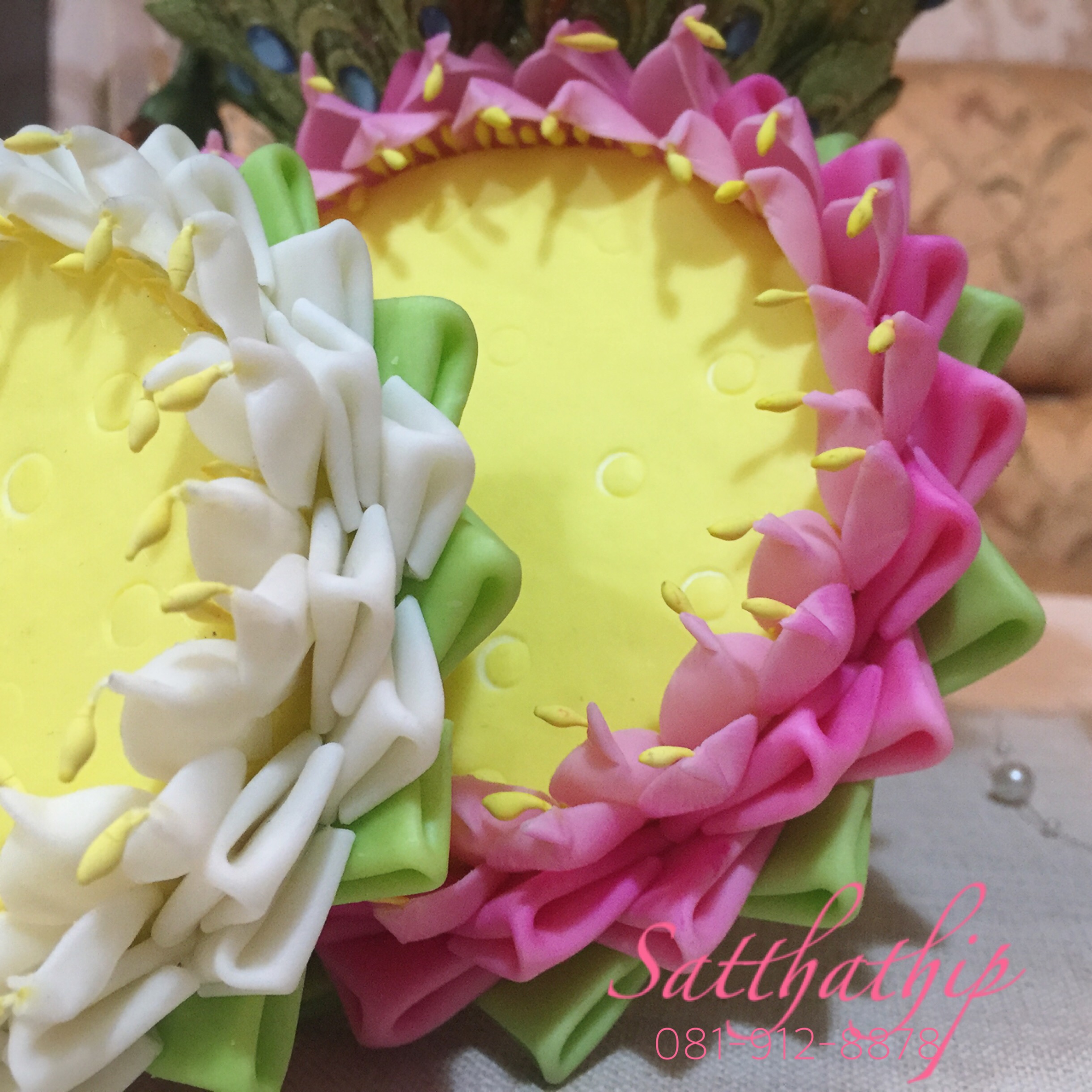 ถาดบัว ประดิษฐ์จากดิน - ฐานบัว ประดิษฐ์จากดิน - พานบัว ประดิษฐ์จากดิน - ถาดบัวดินปั้น - ฐานบัวดินปั้น - พานบัวดินปั้น - ฐานรองพระ - Tray