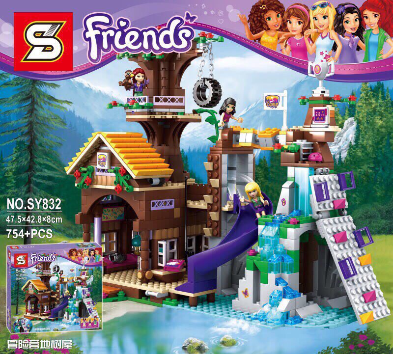 เลโก้จีน SY.832 ชุด Friends Adventure Camp tree House