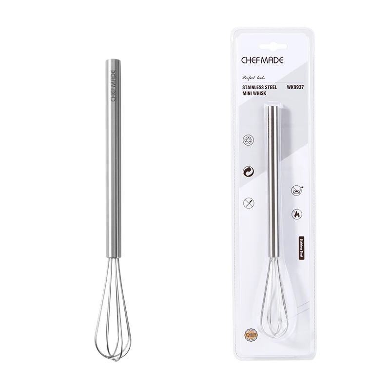 Chef Made WK 9937 Stainless Steel Mini Whisk ตะกร้อมือสแตนเลส (12-8164)