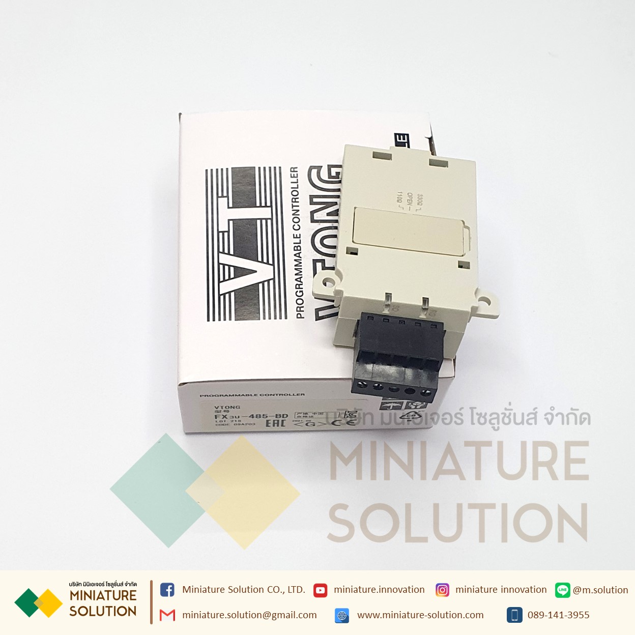 โมดูล การ์ดขยาย VTONG Mitsubishi PLC บอร์ดสื่อสาร FX3U-232-BD FX3U-485-BD FX3U-422-BD FX3U-CNV-BD FX3U-USB-BD FX1N FX3U FX3G 3SA-232-BD FX2N-422-BD 485-BD CNV-B