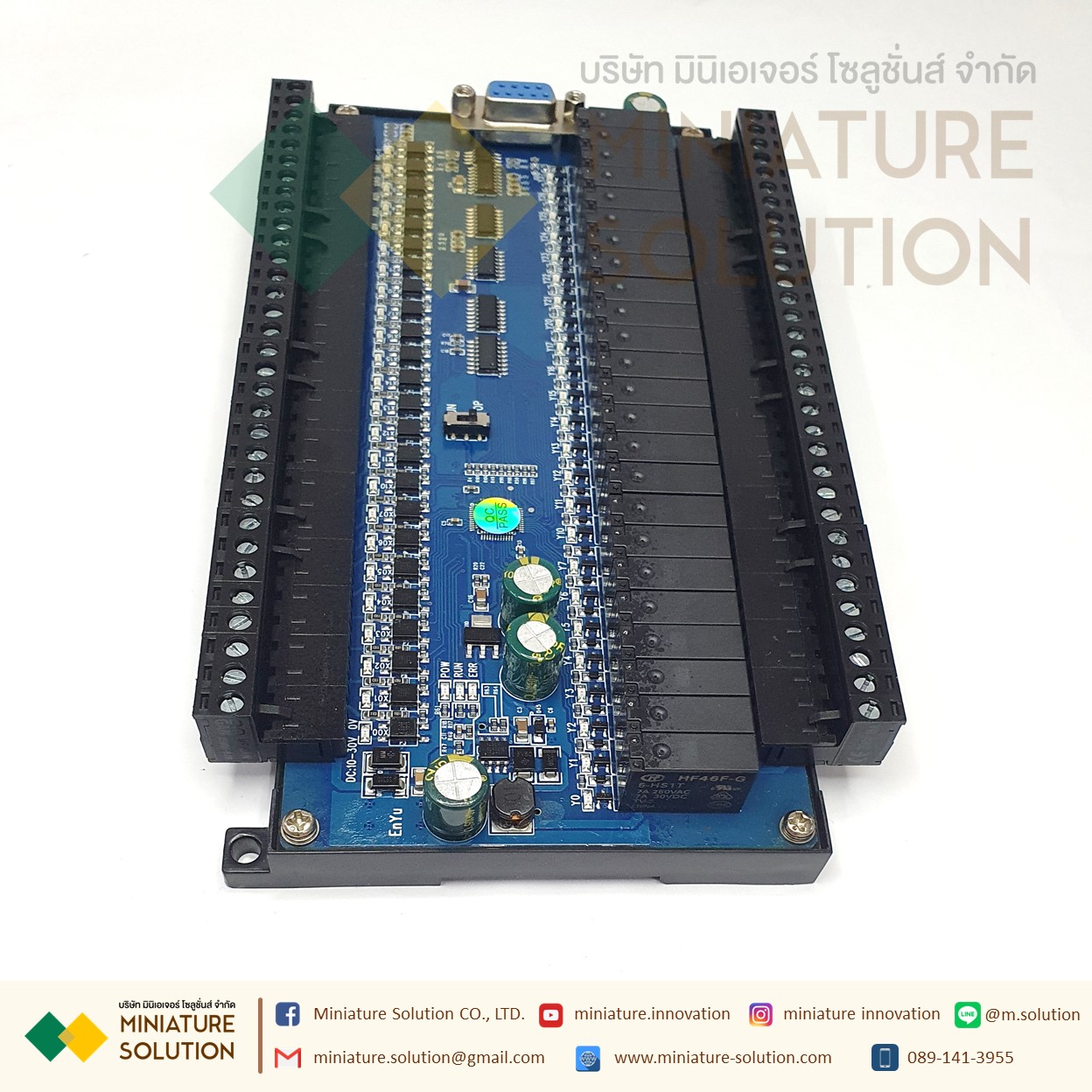 PLC FX2N - 48MR GX PLC บอร์ดควบคุมการตั้งโปรแกรมได้ สำหรับงานอุตสาหกรรม พร้อมรางยึด