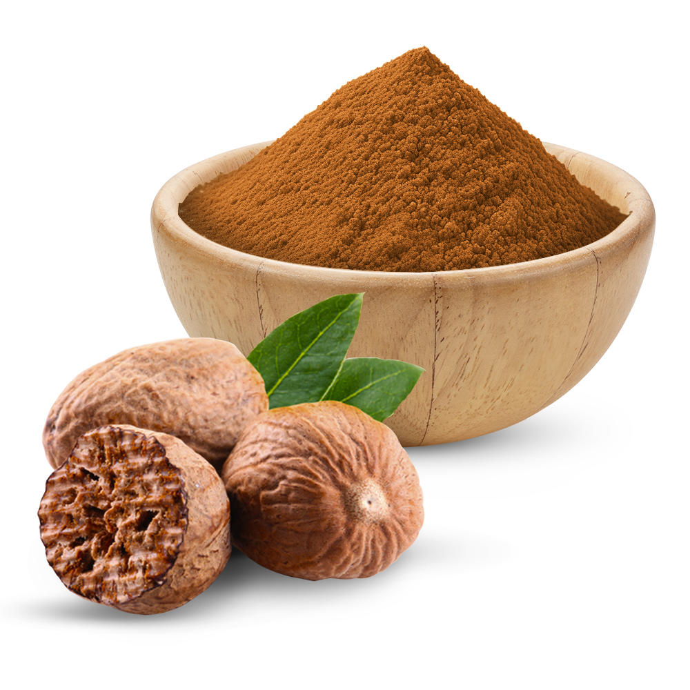 ลูกจันทร์ป่น ตรามือ No.1 Hand Brand Nutmeg Powder 500 กรัม (05-1081)