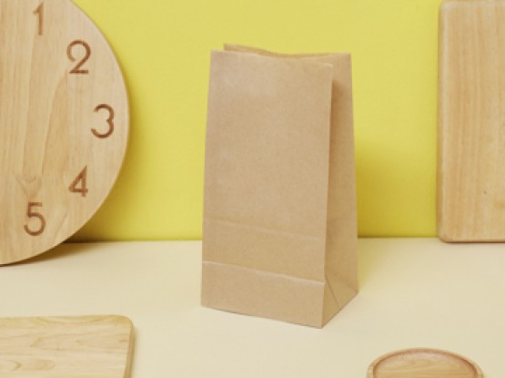 ถุงกระดาษใช้ดี เบอร์ 3 ขนาด 5 x 9.5 นิ้ว 100 ใบ Chai D. No. 3 Brown Paper Bag 5x9.5+ 3" 100 pcs. (09-7851)