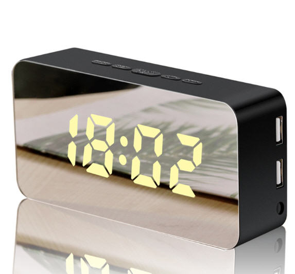 นาฬิกาLEDตั้งโต๊ะวัสดุทำจากไม้,นาฬิกาLED,นาฬิกาดิจิตอล