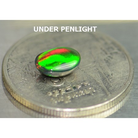 แบล็คโอปอลหลากสี (Opal) 0.60 กะรัต