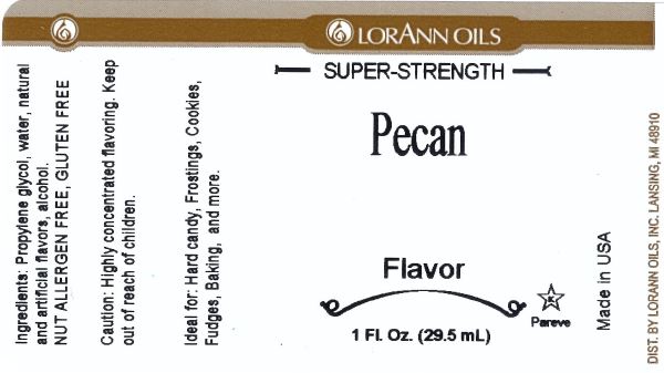 Lorann Super Strength Pecan Flavor 1 oz. กลิ่นพีแคนเข้มข้น (06-7648)