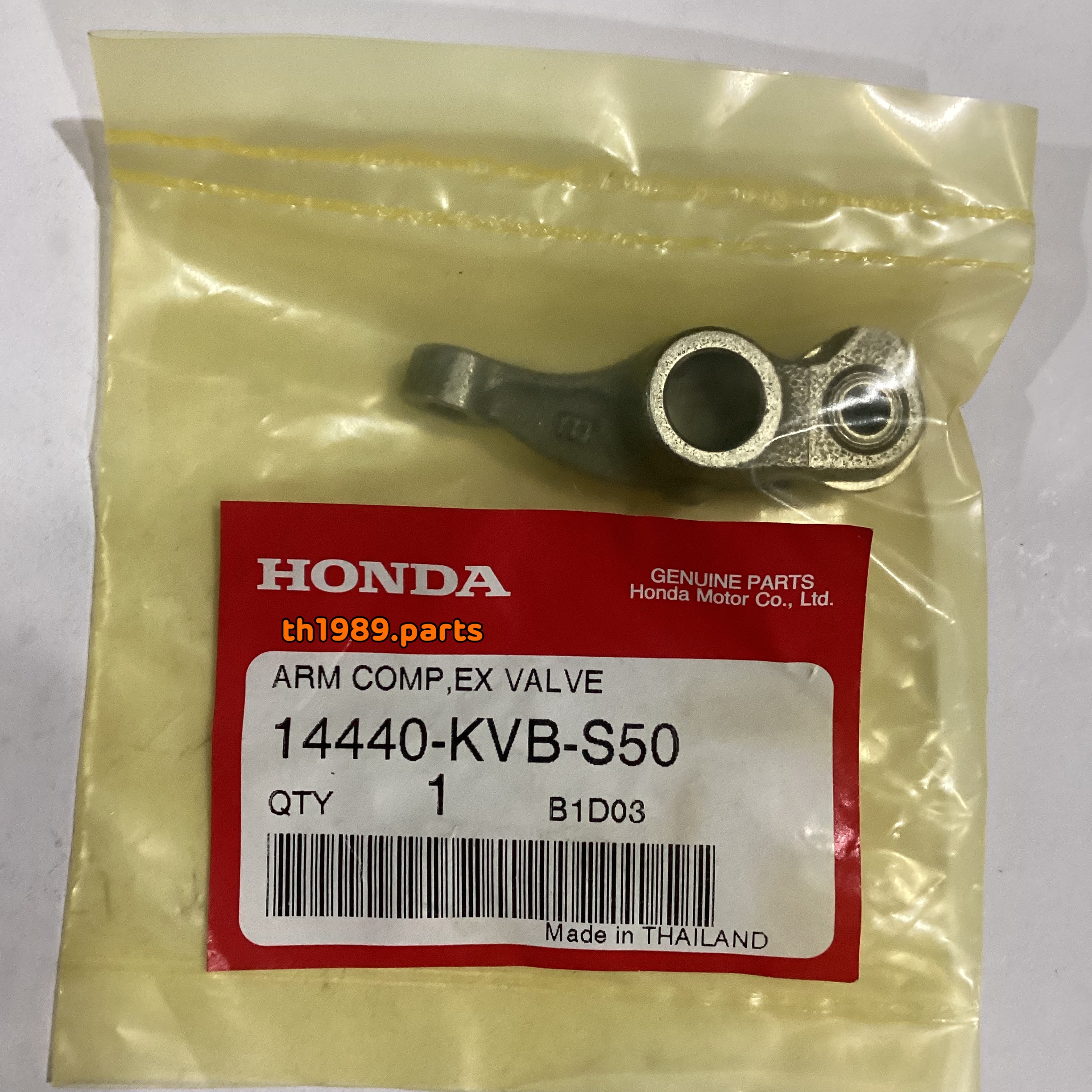 14440-KVB-S50 กระเดื่องวาล์วไอเสีย WAVE110I 2012-2020 , SCOOPY-I 2013 , SPACY-I , DREAM110i อะไหล่แท้ HONDA