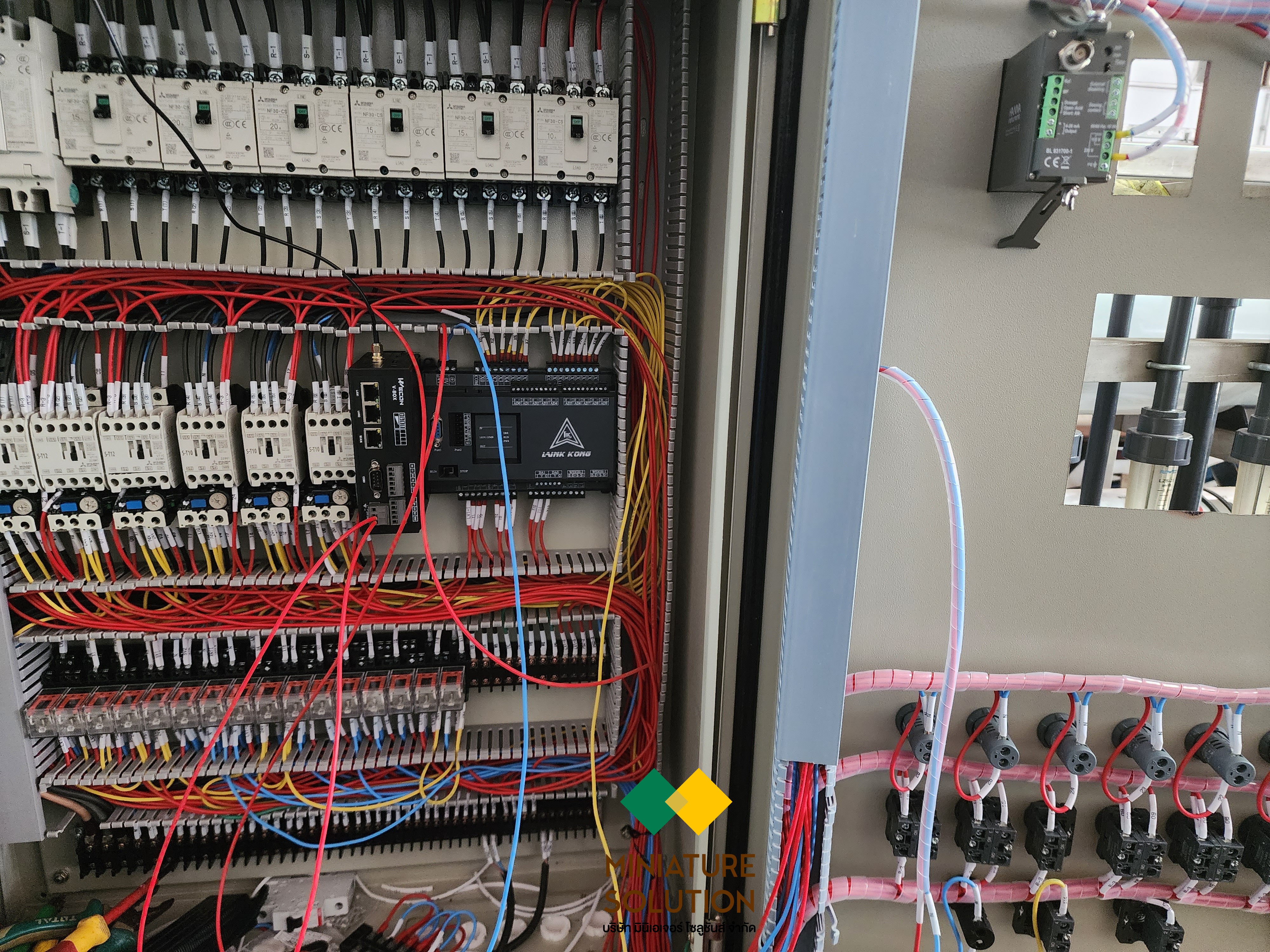 เขียนโปรแกรมควบคุมระบบเครื่องกรองน้ำ ใช้ PLC HMI IIOT