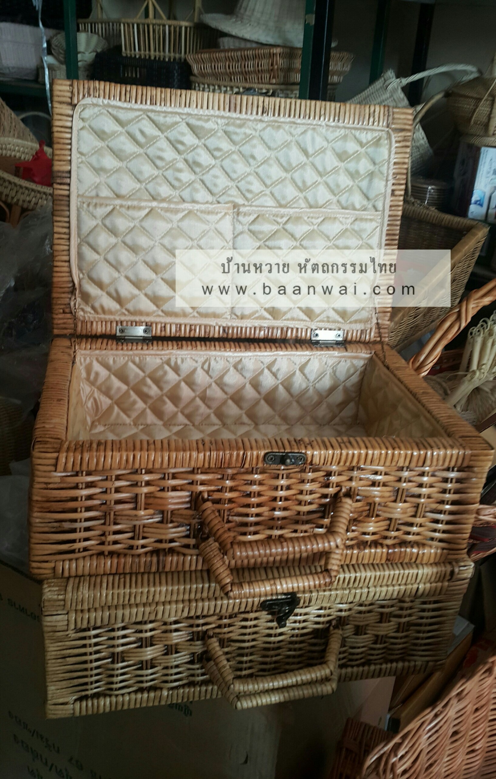 กระเป๋าเจมส์บอล กระเป๋าหวายเจมส์บอล กระเป๋าหวาย