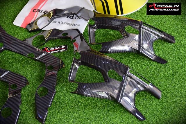 Carbon World - ครอบเฟรม frame cover สำหรับ S1000RR 2020+