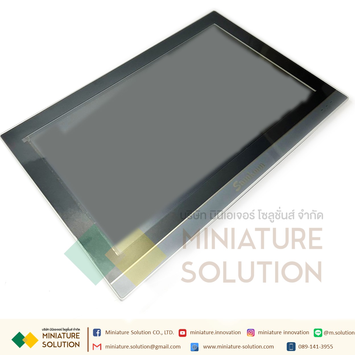 SAMKOON SK-156QS HMI 15.6″ HMI Touchscreen 15.6″ นิ้ว พร้อม Ethernet SKTOOL