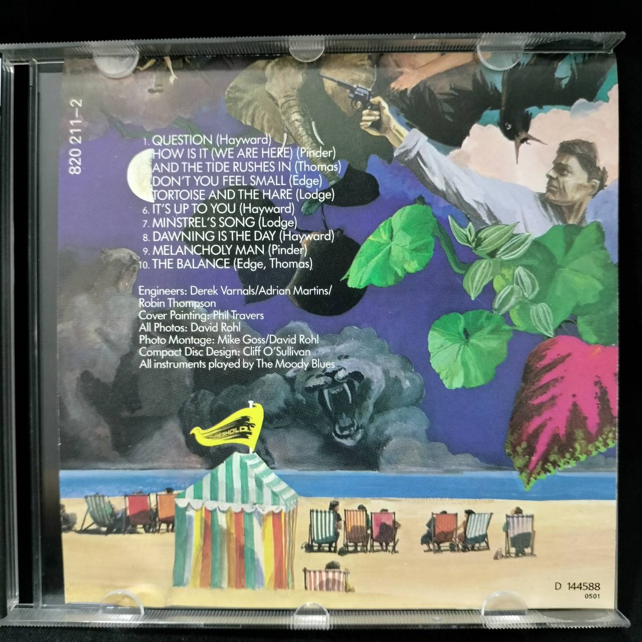 The Moody Blues – A Question Of Balance / USA / มีรอยบ้าง / ทะลุขอบ(ไม่โดนเนื้อแผ่น)