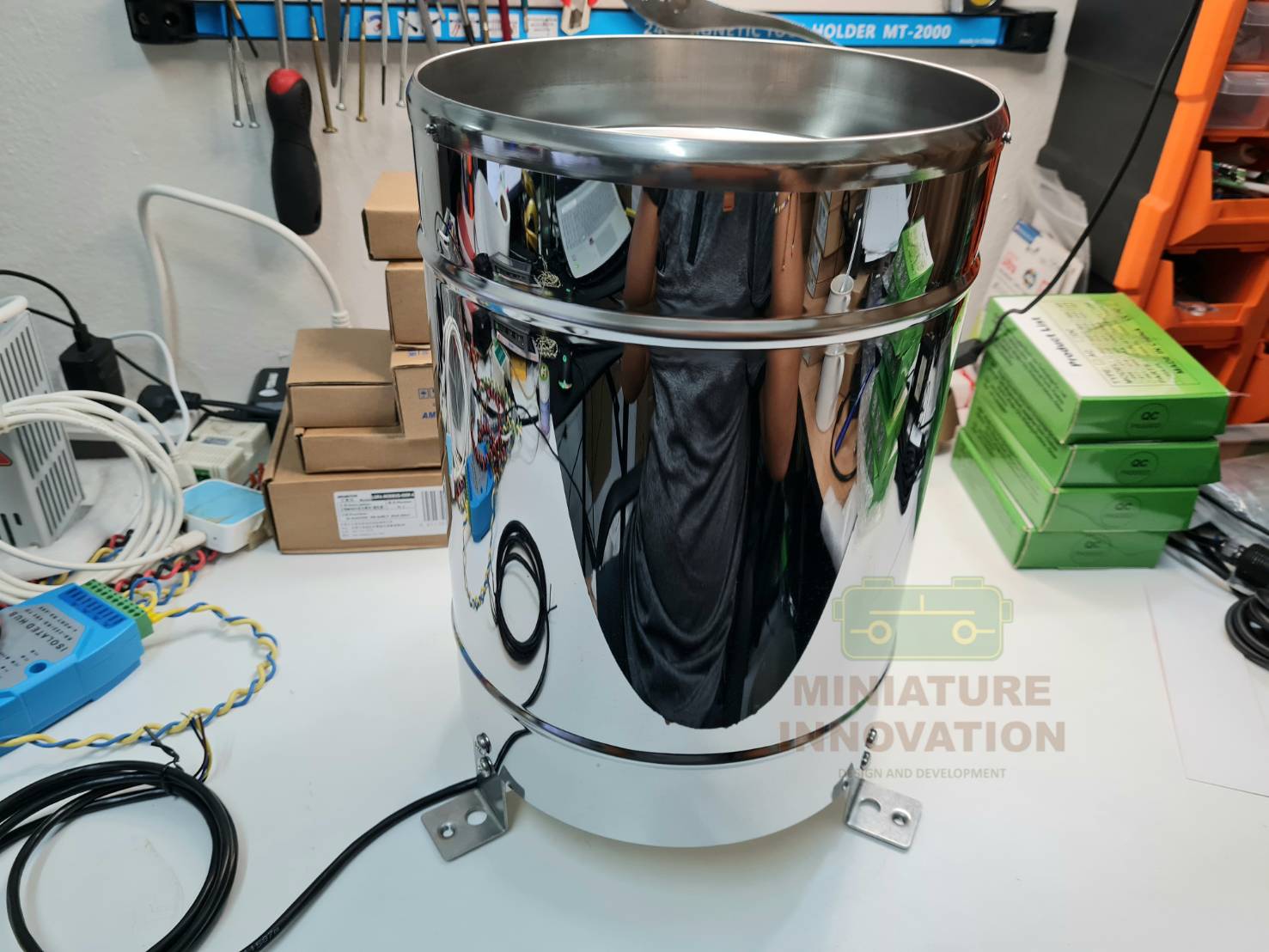 เซ็นเซอร์วัดปริมาณน้ำฝน RS485 Stainless Steel SUS304 Tipping Bucket Rain Gauge sensor output RS485 Rainfall RS485