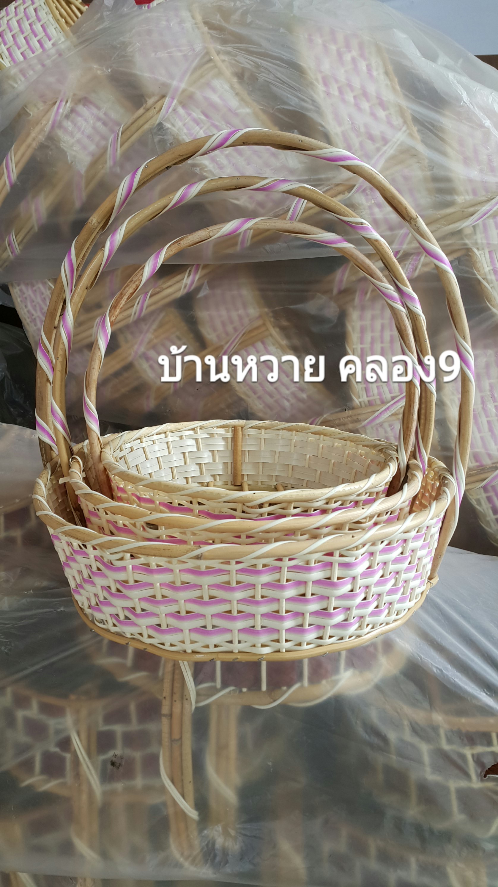 กระเช้า Code-001 ทรงรี