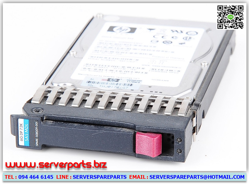 418367-B21 [ขาย จำหน่าย ราคา] HP 146GB Pluggable SAS SFF DP 10K HDD