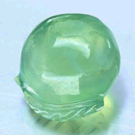 พรีไนท์แกะลายส้ม (Prehnite) 16.30 กะรัต