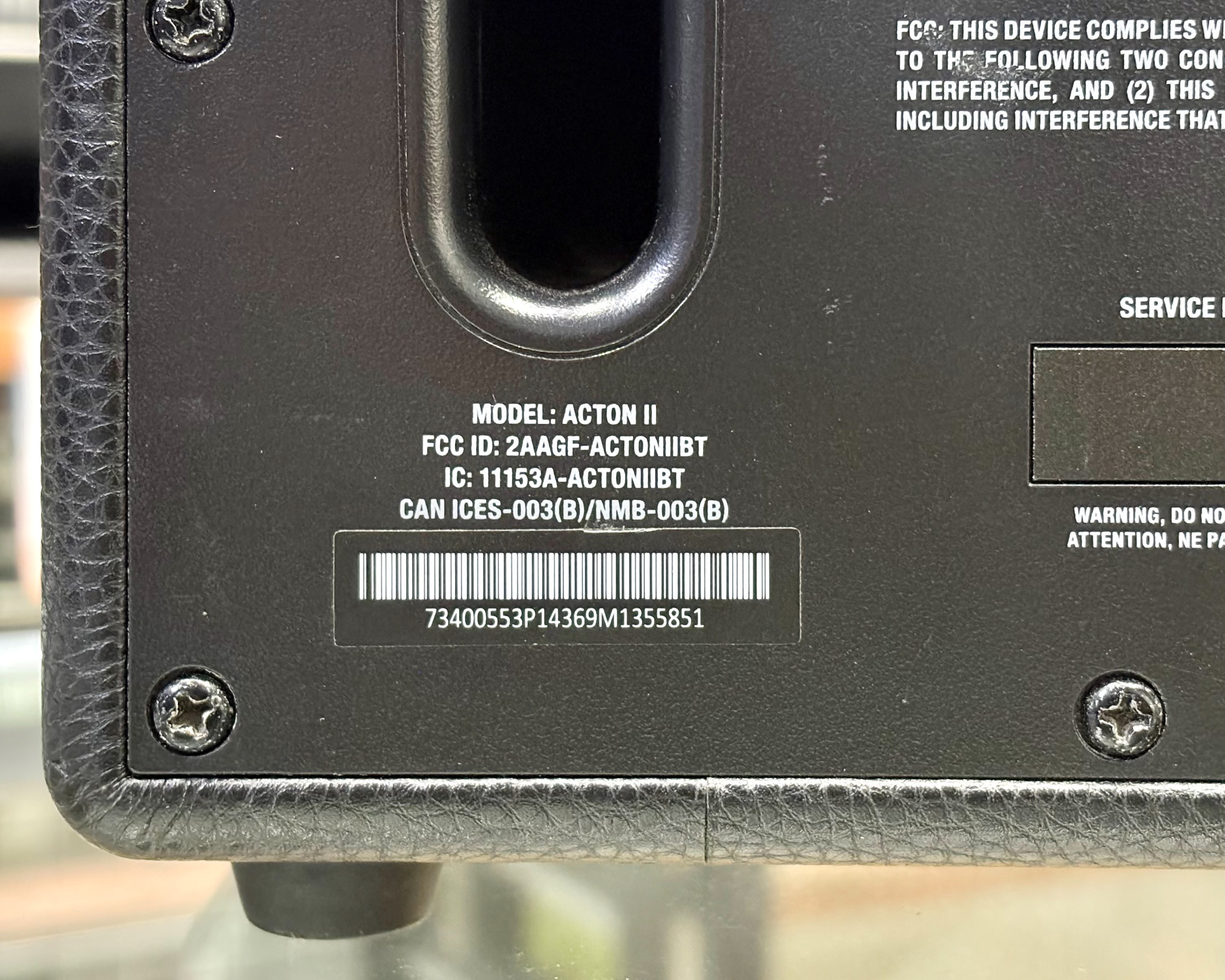 Marshall Acton II Black