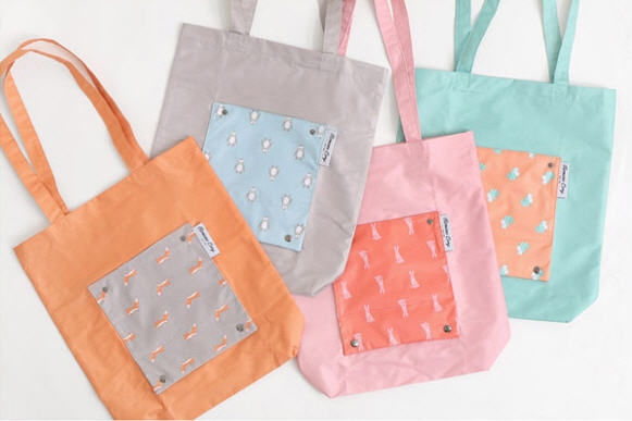 ถุงผ้าพับได้,ถุงผ้า,กระเป๋าพับได้