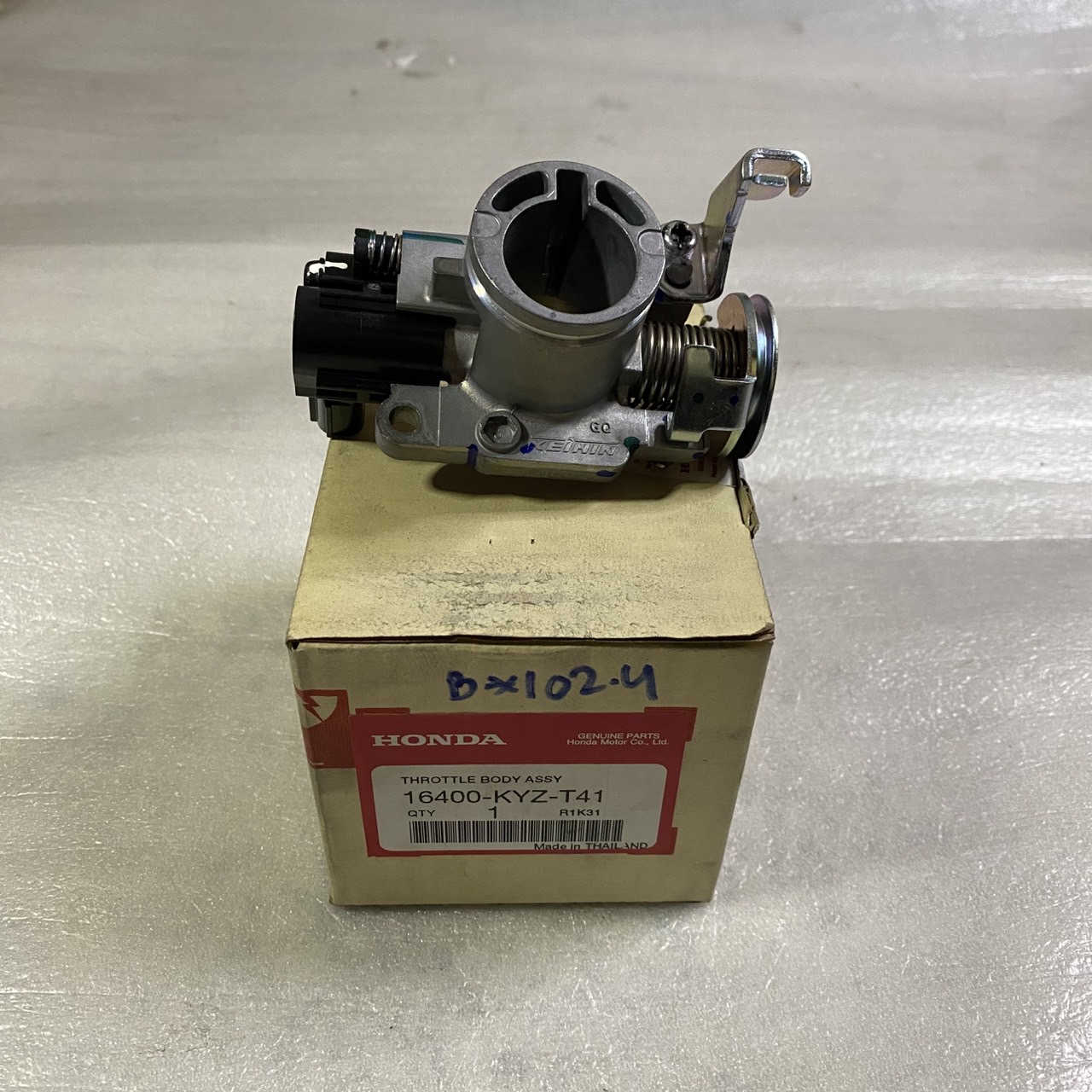 เรือนลิ้นเร่งทั้งชุด (GQYPA A) สำหรับรุ่น WAVE125i 2014 2015 2017 อะไหล่แท้ HONDA 16400-KYZ-T41