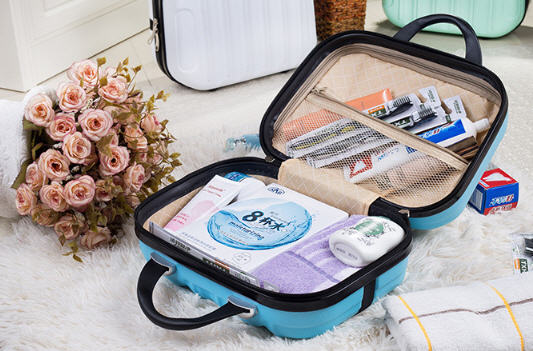 กระเป๋าเดินทาง,กระเป๋าเดินทาง14นิ้ว,กระเป๋าใส่เครื่องสำอาง,สกรีนโลโก้