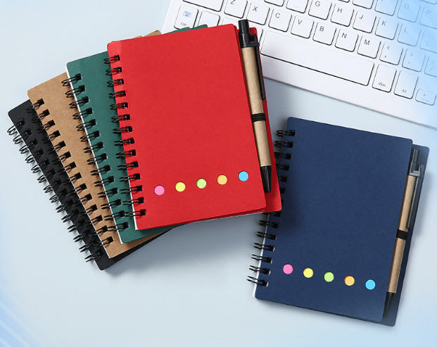 สมุดสันห่วง,กระดาษโน๊ต+ปากกา,สมุดโน๊ต,Post-it,โพสอิท
