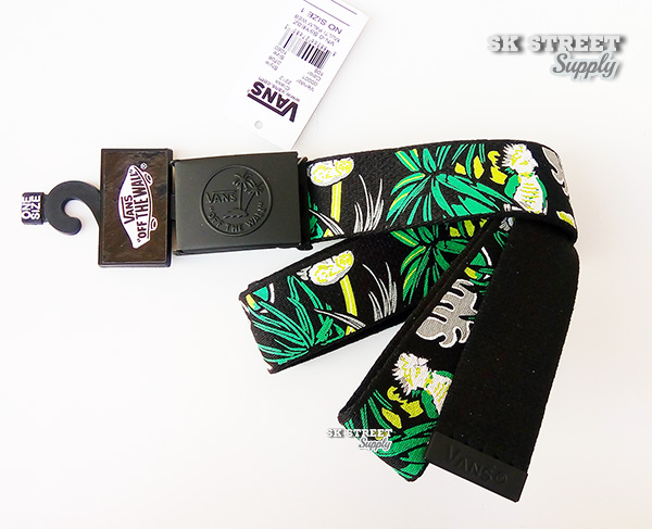 Vans Multi Palm Web Belt - BLACK/VAN DOREN (ใช้ได้ 2 ด้าน)